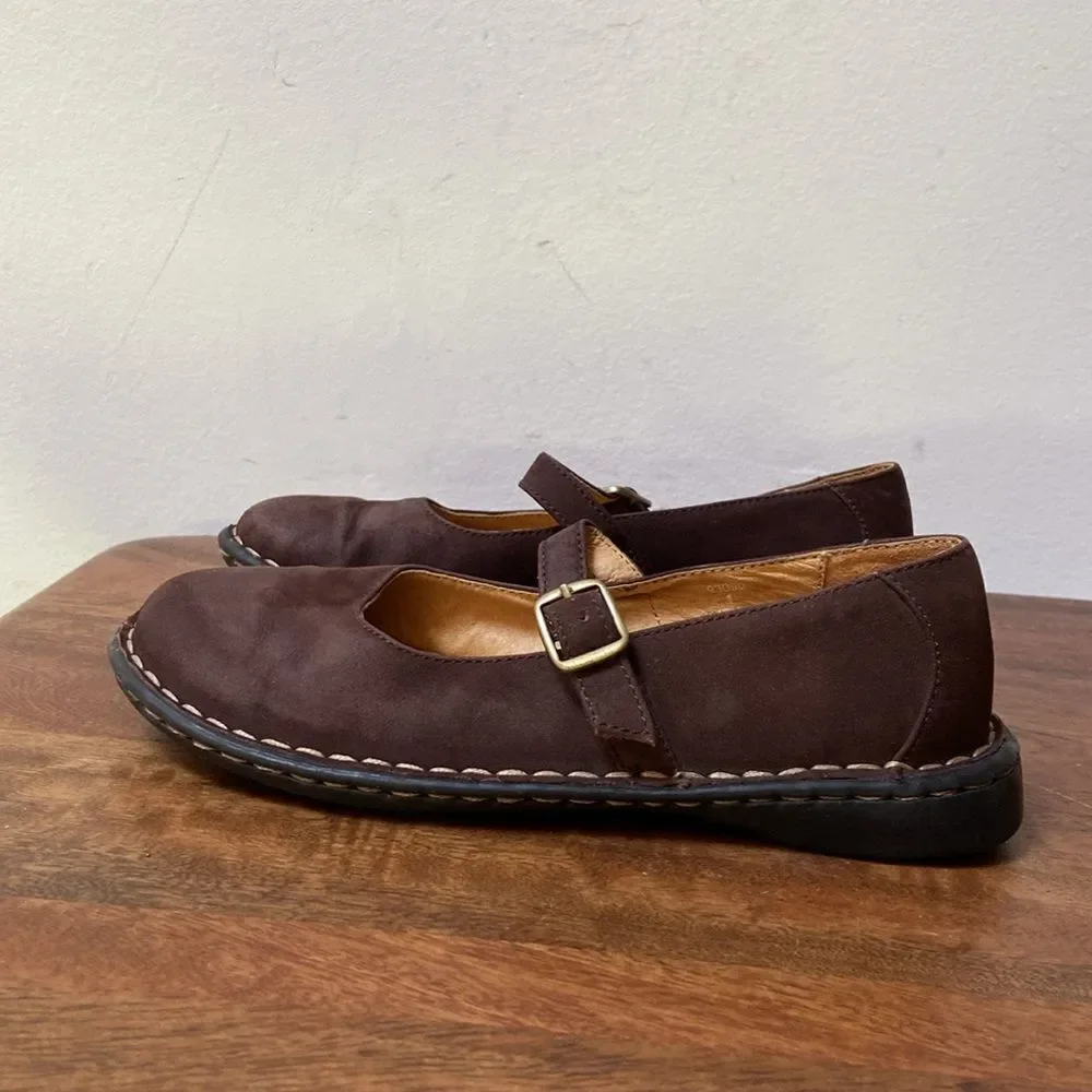 Lands' End Brown Kids Mary Jane Shoes